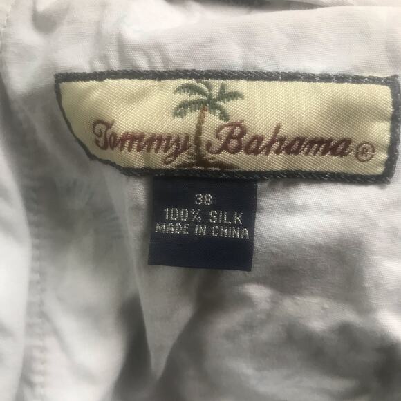 Tommy Bahama 100% Silk Blue Trouser Pants Men’s Size 38 - Picture 6 of 8